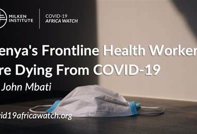 Helpless African frontline health workers die as rich countries stock up vaccines