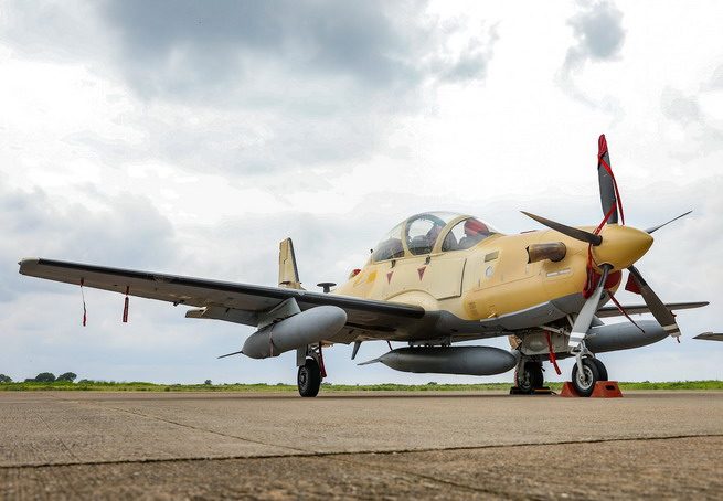 Super Tucano now aircraft of choice in Africa for light attack, manned intelligence