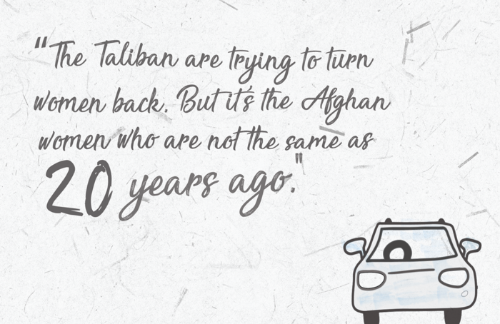 Resetting Afghan woman’s agenda: How woman defied Taliban, went to school, opened and now driving her car