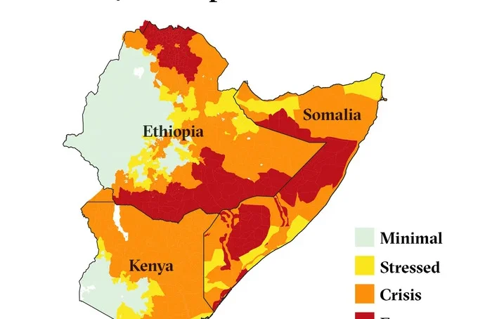 How drought and food shortages are wreaking havoc on Kenya, Somalia, Ethiopia, South Sudan…by numbers