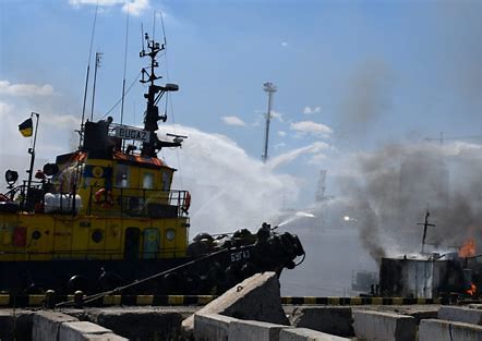 Defiant Ukrainian leadership vows to prevail over Russia despite bombardment of its seaports
