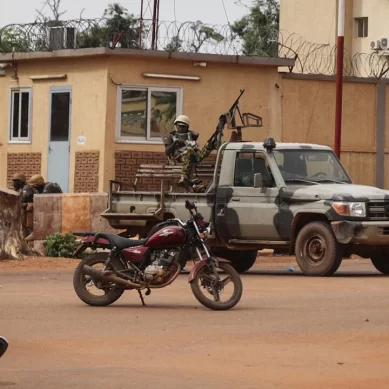 Heavy gunfire sparks fears of a coup in Burkina Faso capital, eight months after junta seized power
