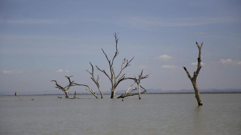 As 10 lakes in Kenya’s semi-arid Rift Valley swell, the ensuing climate crisis has uprooted 75,000 families