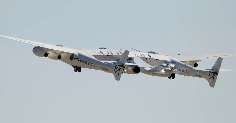 Space tourism: Virgin Galactic boss Richard Branson flies his toy VSS Unity into outer space