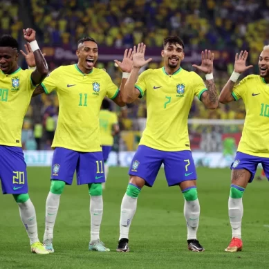 Dazzling, sizzling and dancing Brazil put on style in 4-1 thumping of South Korea to reach quarters