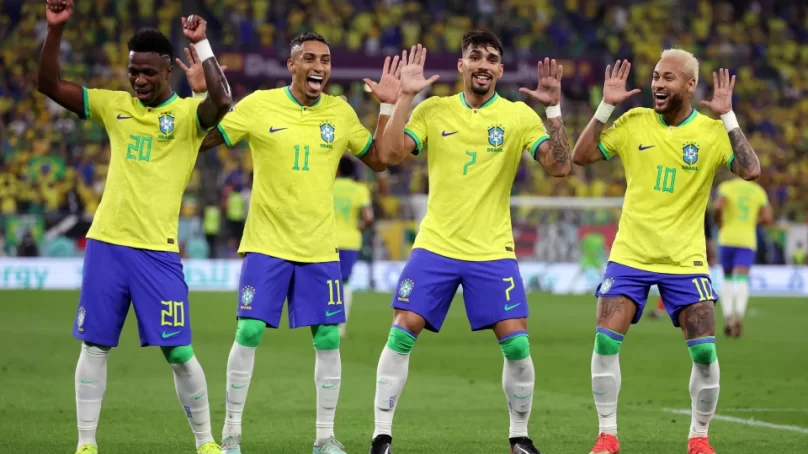 Dazzling, sizzling and dancing Brazil put on style in 4-1 thumping of South Korea to reach quarters