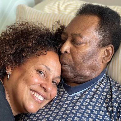 Strength of a father: Brazil football legend Pele’s children shower him with love on Christmas Day in hospital