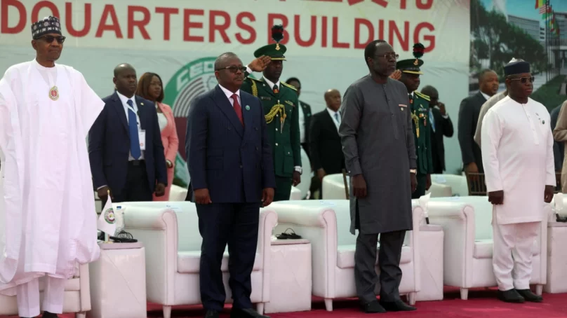 West African presidents agree to form a standby army to counter surge in terrorism and Islamism