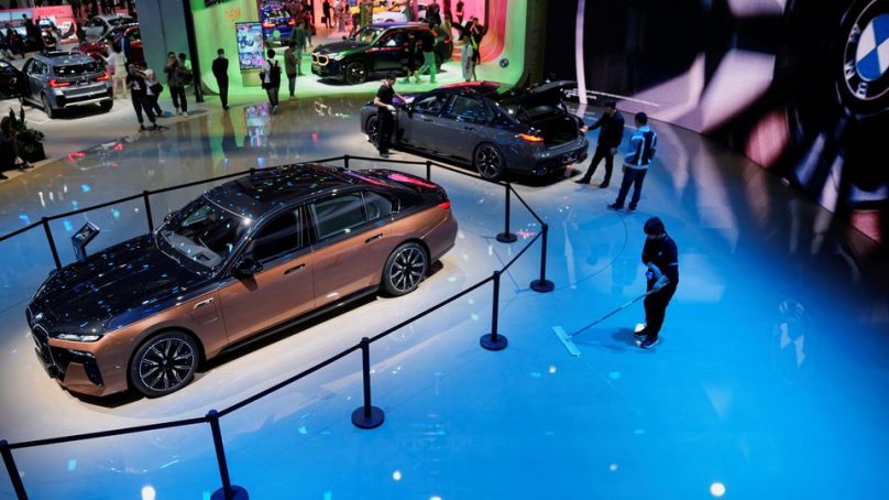 German automaker BMW comes under barrage of criticism at Shanghai auto show for discrimination
