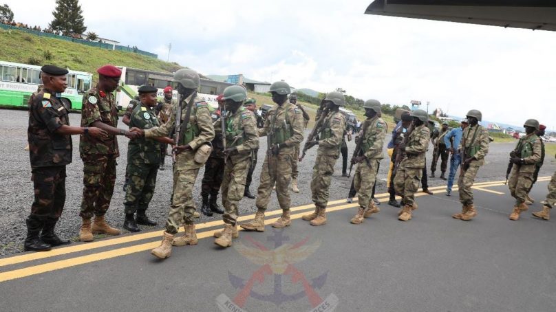 Kenya Defence Force airlift South Sudan troops to eastern DR Congo as part of regional co-operation