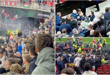 Europa League: Stadium safety questioned after AZ Alkmaar thugs attack West Ham players, supporters