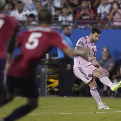 Frenzied reaction to Inter Miami’s Messi curler that hits back of the net against FC Dallas