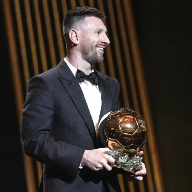 Argentina captain Lionel Messi wins record eighth Ballon d’Or for best player in the world