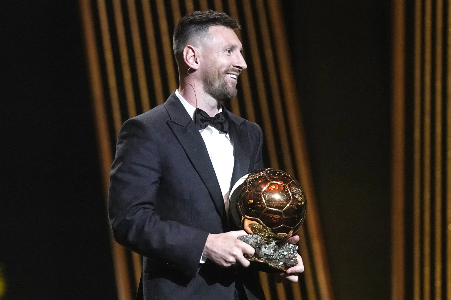 Argentina captain Lionel Messi wins record eighth Ballon d’Or for best player in the world