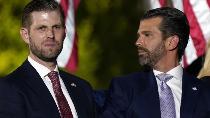 Spotlight turns on Donald Trump’s sons in fraud case that threatens Trump Organization’s future