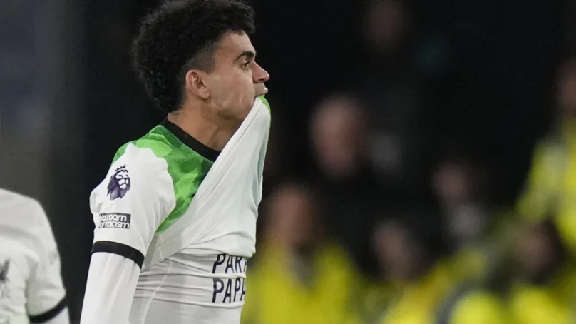 Liverpool forward Luiz Diaz scores an emotional equaliser, sends message for his kidnapped dad