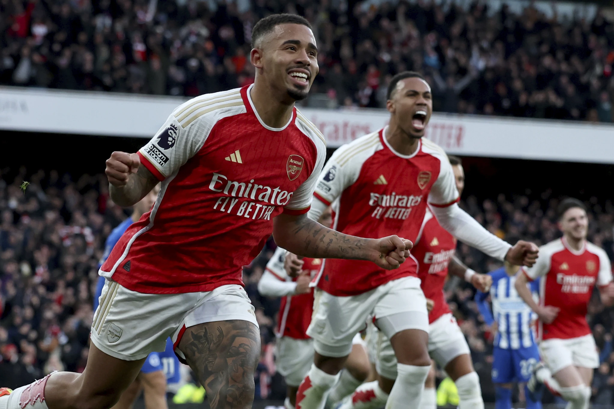 Arsenal’s slew of late winners highlights resilience, powers belief in Premier League title charge