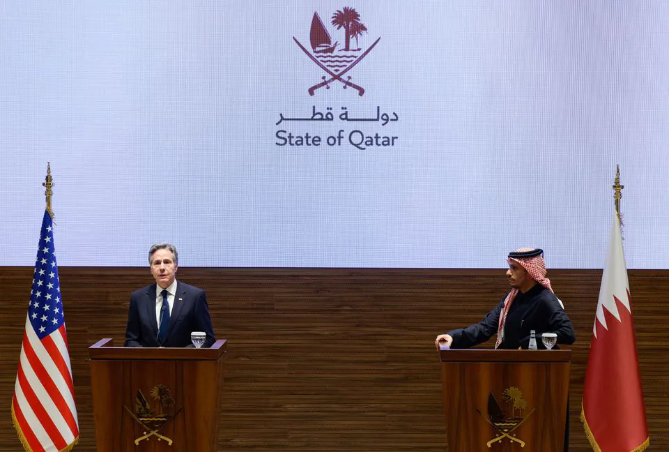 US Secretary of State Blinken to visit UAE, Saudi, Israel, seeking to avert wider Middle East war