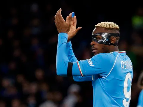 Napoli president confirms Nigerian striker Osimhen set to leave, denies link to Mourinho