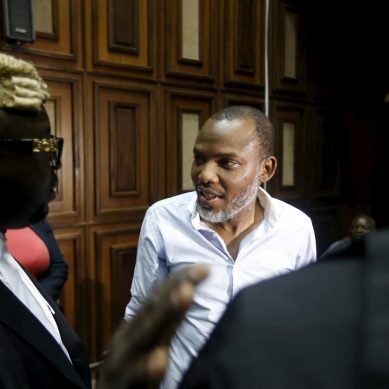 Nigerian court denies Biafra separatist leader Nnamdi Kanu, arrested in Kenya in 2017, bail