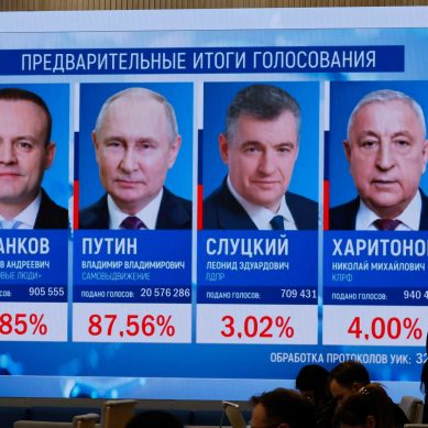 Putin shocks world with landslide win in Russia poll West says was not free and fair