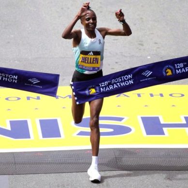 Hellen Obiri destroys strong field to lead Kenyan sweep in Boston Marathon as Ethiopia’s Lemma takes men’s race