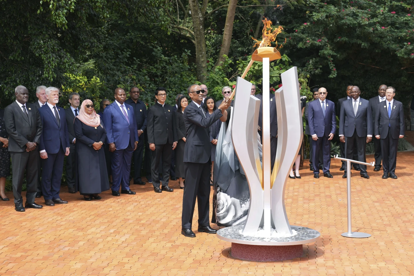 Kagame blames the world’s inaction as Rwanda marks 1994 genocide with lingering scars