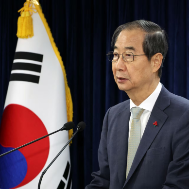 South Korea’s Acting President Han holds talks with US President Biden, calms financial markets