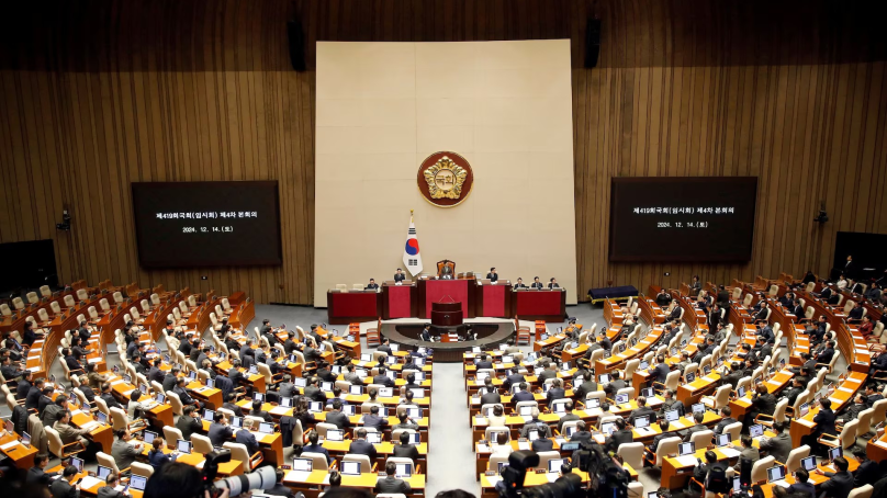 South Korea parliament impeaches President Yoon over martial law bid, constitutional court to decide his fate