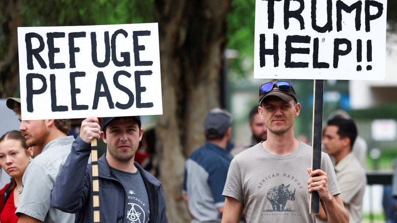 White South Africans scramble for exile in US as non-white refugees are deported on Trump orders