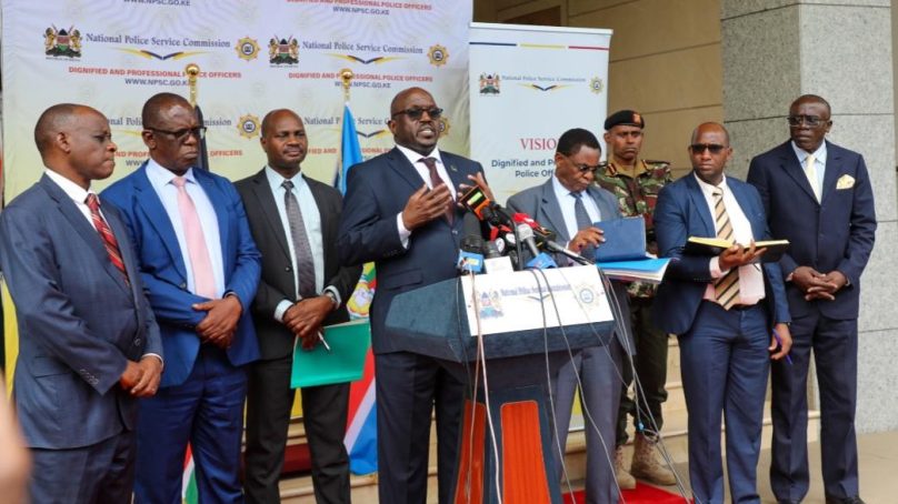 Kenya Police Service Commission unveil plan to digitise recruitment but its viability questioned   