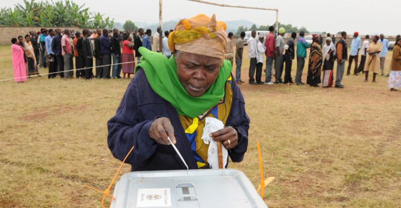 How electoral authoritarianism uses democratic institutions to violate liberal democratic norms, human rights in Uganda