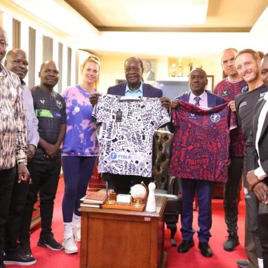 Former Barcelona and Manchester stars tour Vihiga, sign partnerships with county’s women’s football club Madira Soccer Assassins