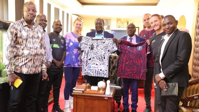Former Barcelona and Manchester stars tour Vihiga, sign partnerships with county’s women’s football club Madira Soccer Assassins