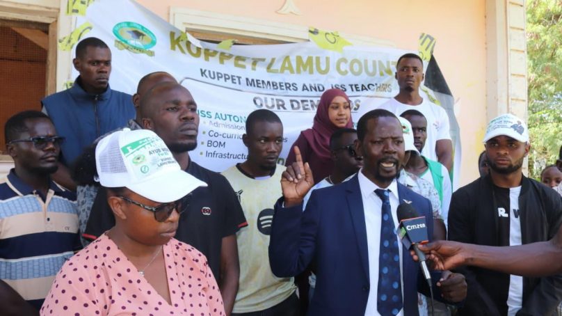 Teachers demand confirmation of 20,000 Junior Secondary School interns in Lamu, decry poor conditions