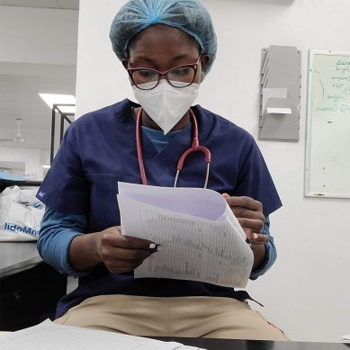 Reality for health workers in Haiti: Bullets left windows broken, damaged several parts of the hospital