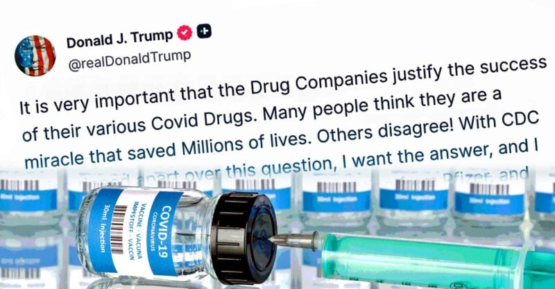 Trump demands Big Pharma ‘clear up this mess’ that raised concerns about efficacy of Covid vaccines
