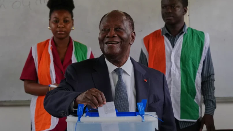 Preliminary results show 83-yaar old Alassane Ouattara has been reelected Ivory Coast president