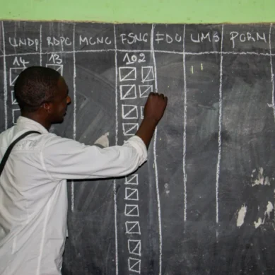 Cameroon ruling party office set on fire following election fraud claims by opposition