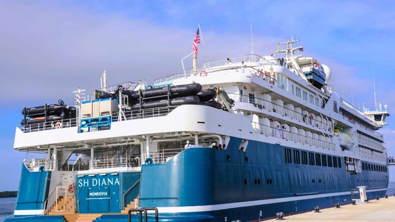 Kenya registers growth in cruise tourism as ‘SH Diana’ docks into Mombasa Port with 250 tourists
