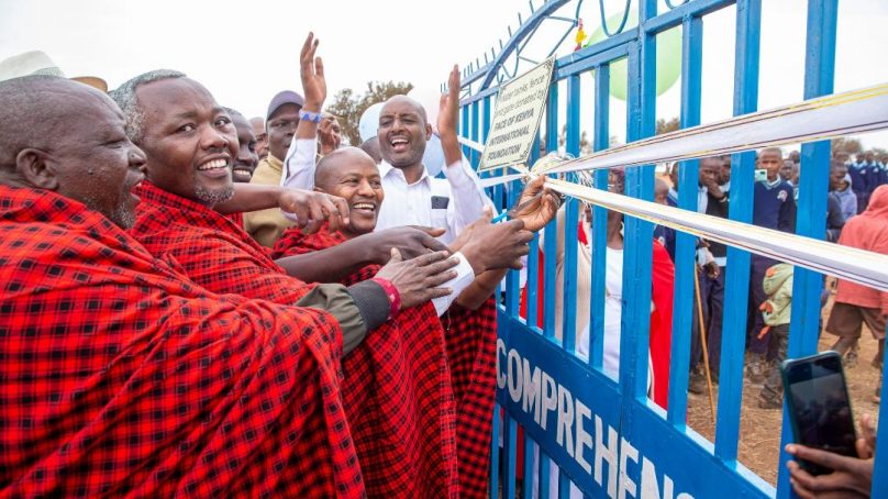 School in one of Kenya’s world-famous wildlife sanctuaries fenced to keep hounds at bay