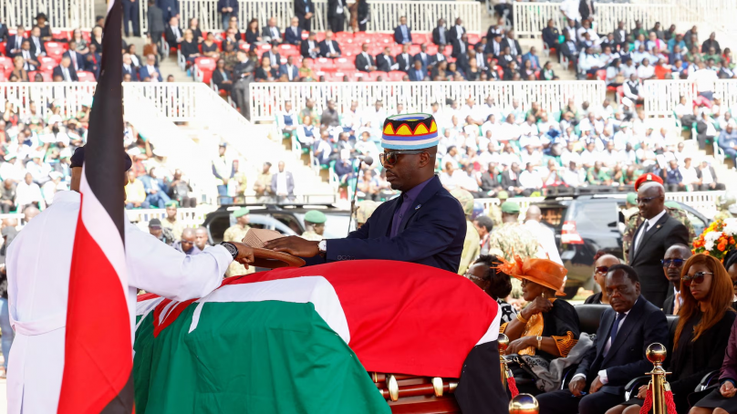 Stampede at state funeral for Kenya’s iconic revolutionary Raila Odinga injures scores of mourners