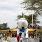 Mourners flood Kenya’s main airport as Odinga’s body arrives from India, prompt two-hour flights suspension