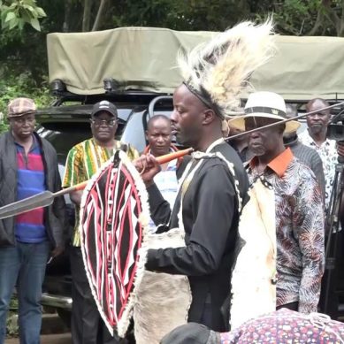 End of mourning for Kenya’s political stalwart as son becomes head of family in keeping with Luo cultural rites