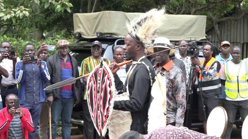 End of mourning for Kenya’s political stalwart as son becomes head of family in keeping with Luo cultural rites