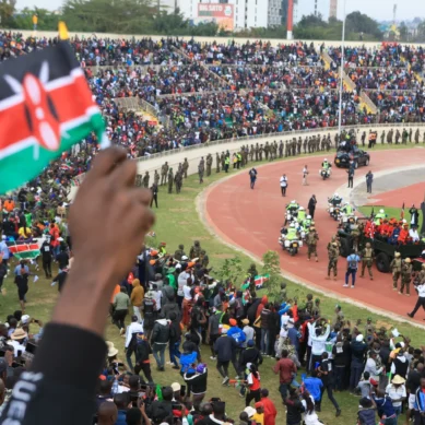 Heavy security mounted in Kisumu city as thousands mourners turn out to mourn Kenya’s former Odinga prime minister