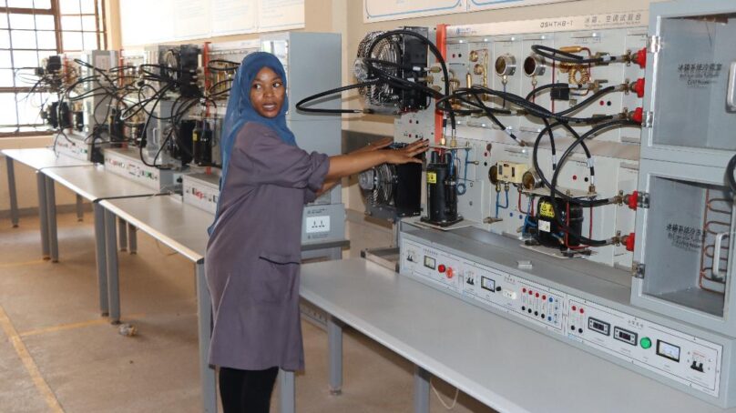 Muslim woman in conservative coastal Kenya breaks religious and cultural ceilings to soar to the top of technical education