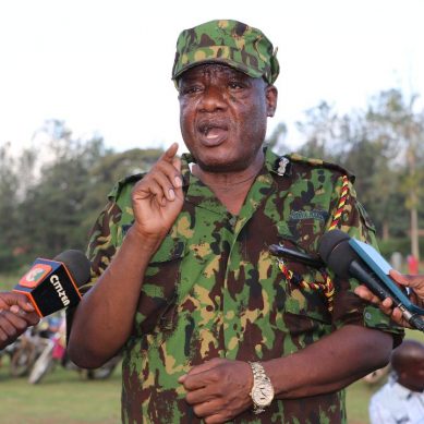 Experienced crime-buster and Kirinyaga Police Commander Nelson Taliti vows to weed out motorcycle thieves in Kutus