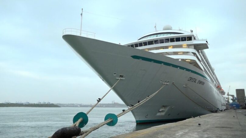 Tourism agency says Kenya is on course to hitting five million visitors target as cruise ship lands in Mombasa