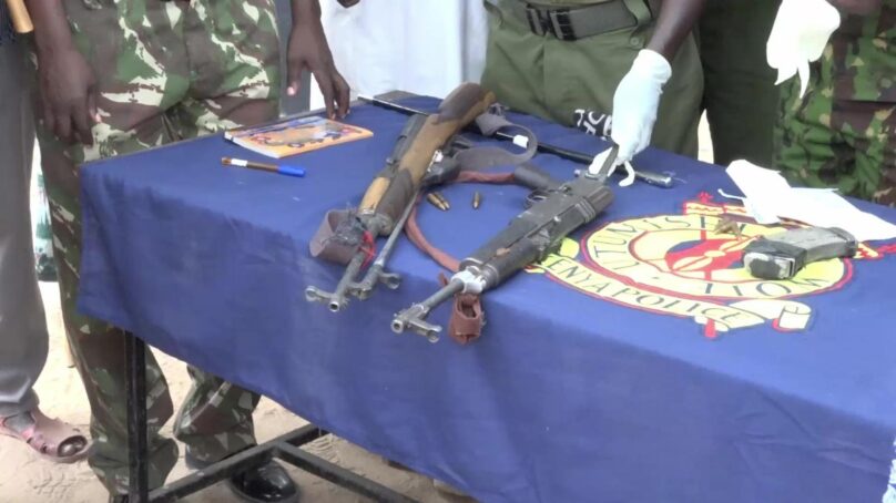Ongoing disarmament of pastoralists in Kenya nets 11 more guns in Tana River in coast region